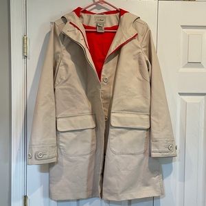 L.L.Bean Women’s Hooded Rain Coat Jacket